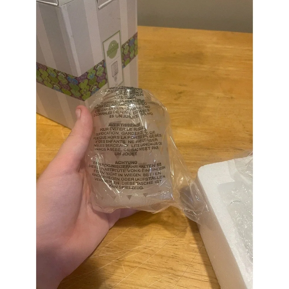 Scentsy‎ GEO PLUG IN Glass Wall Wax Warmer Mini Night Lite Discontinued NIB